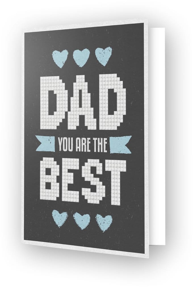 Diamond Dotz Dad You Are The Best wenskaart DDG.013