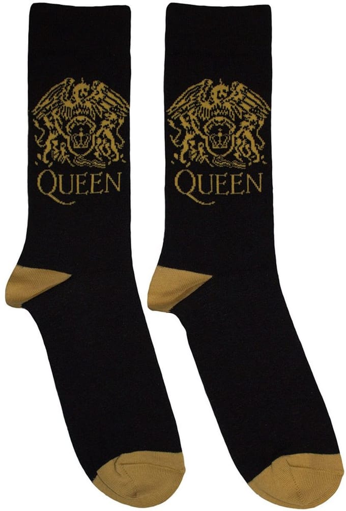 Queen - Gold Crest Enkelsokken - Zwart