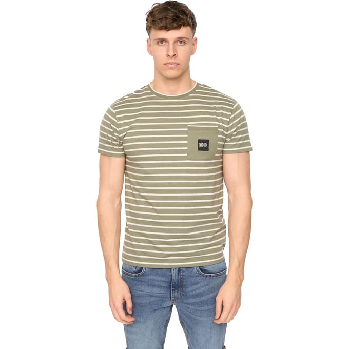 Duck and Cover Heren Danversity T-shirt (Olijf)