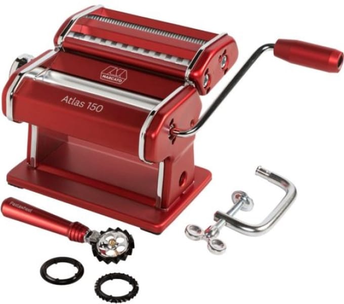 Marcato - Pasta machine "Atlas 150 Design" Rood