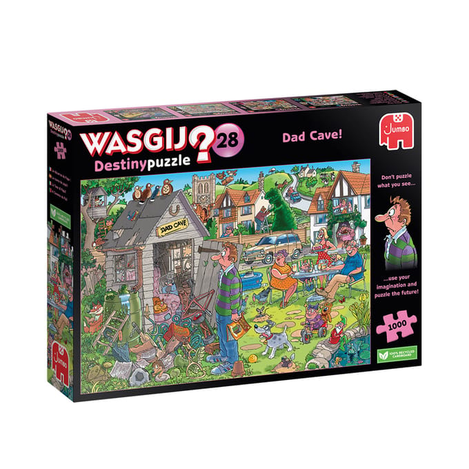 Wasgij Destiny 28 - De Mancave Van Pa! - 1000 stukjes puzzel - Legpuzzel