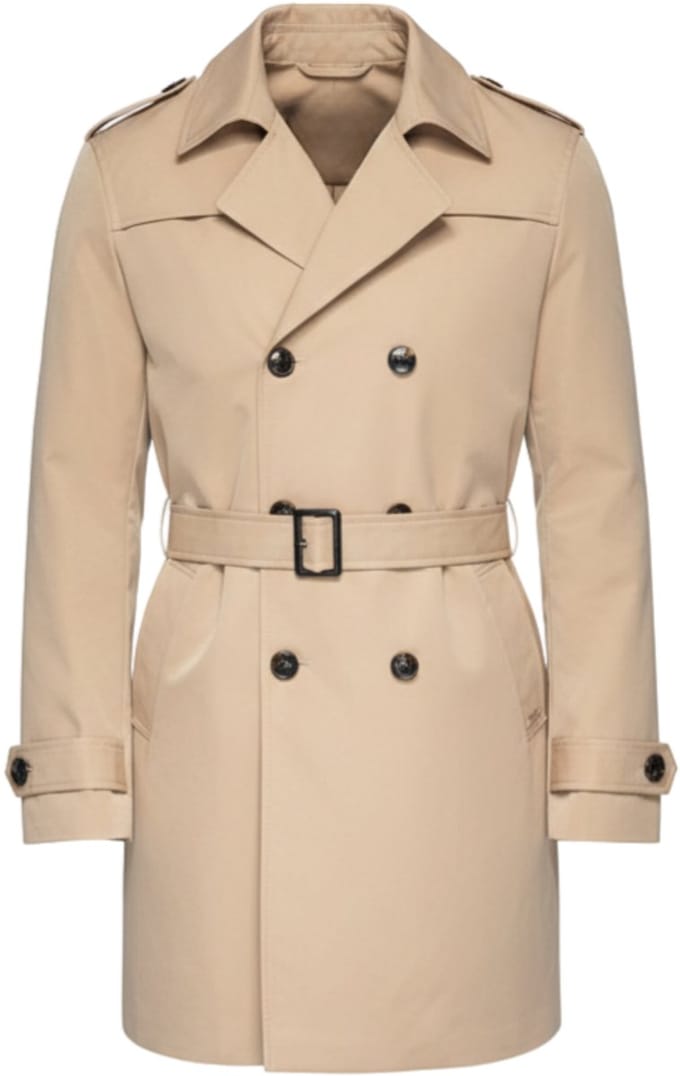 OMBRE Jas - Lange Mouw - Knopen - Effen Beige M