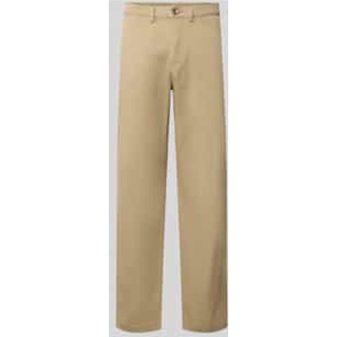straight fit chino van katoenmix model 'Miles'