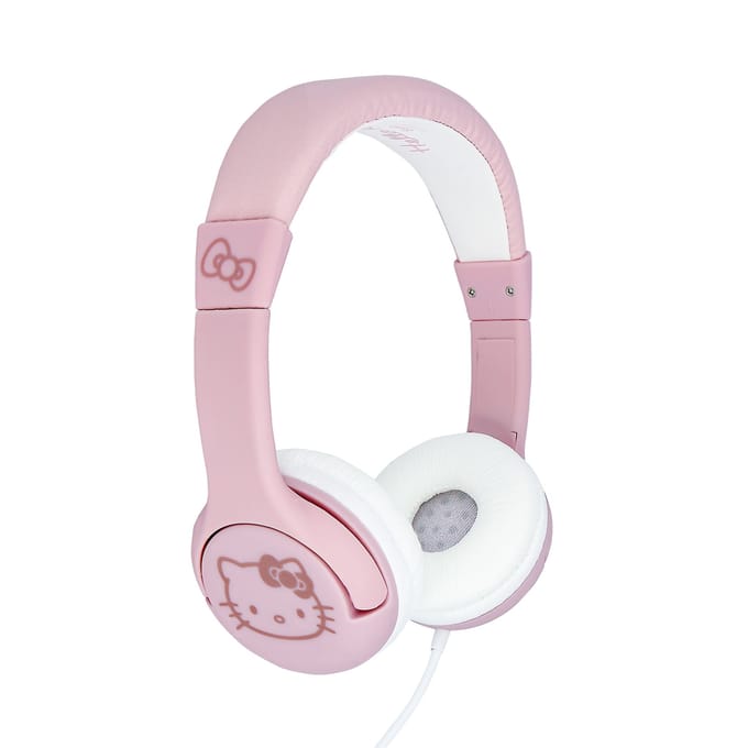 Hello Kitty - kinderkoptelefoon - volumebegrenzing - verstelbaar (roze/goud)