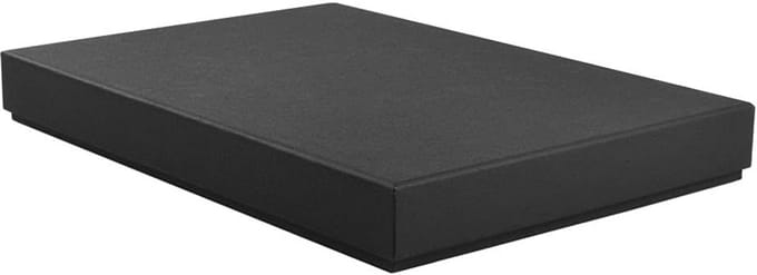 Packaging World A4 Luxury Rigid Presentation Stationery Gift Box 35mm (Black)