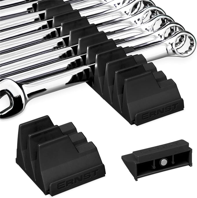Modulaire Moersleutelorganizer voor 20 Gereedschappen met Magnetische Basis