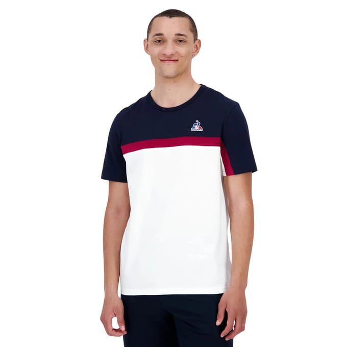Le Coq Sportif Tri Sp N°2 T-shirt Met Korte Mouwen Wit S Man