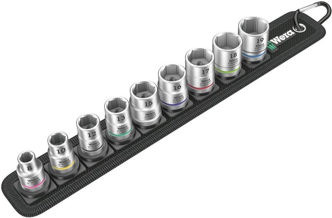 Socket Wrench Inserts 9-Piece Set, 3/8 Inch Drive, Versatile Tool for DIY and Professional Use