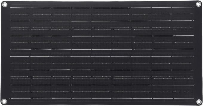 Zonnepaneel Kit - Draagbare Energie - Kamperen Buiten - Snellaadcontroller 100A - 25W - Zwart