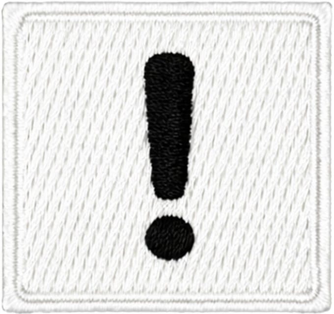 Fjesta© Oeteldonk embleem - Scrabble stijl uitroepteken