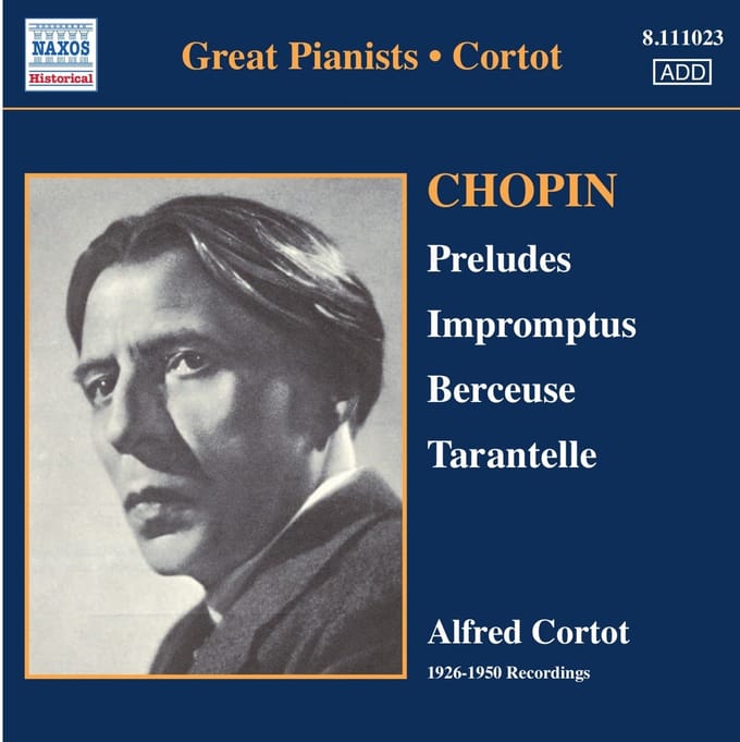 Alfred Cortot - Chopin: Preludes | Impromptus | Barceuse | Tarantelle (CD)