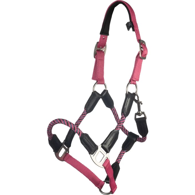 Leren halster voor paarden HKM Kids Nele