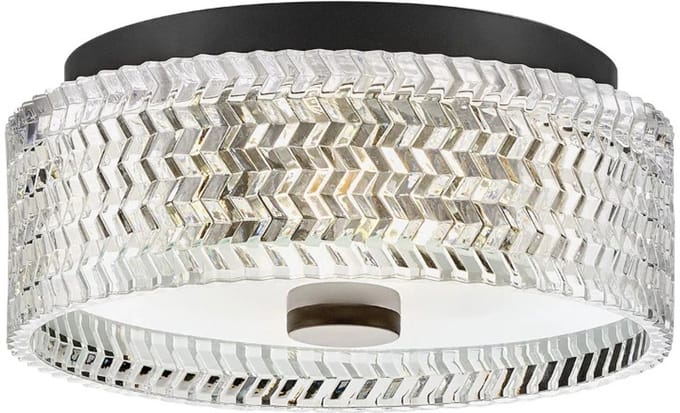 Hinkley LED Plafondlamp Elle | 2X E27 Max 60W | Black