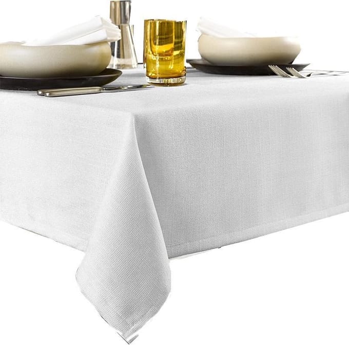 De Witte Lietaer Tafelloper Gibson 50 X 145 Cm Polyester Wit