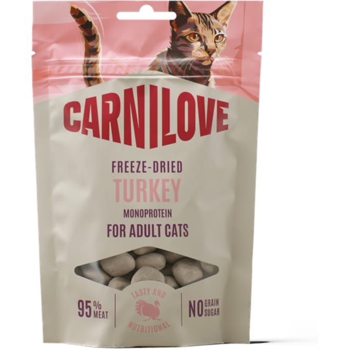 40 g Carnilove Cat Freeze Dried Kalkoen Katten­snacks