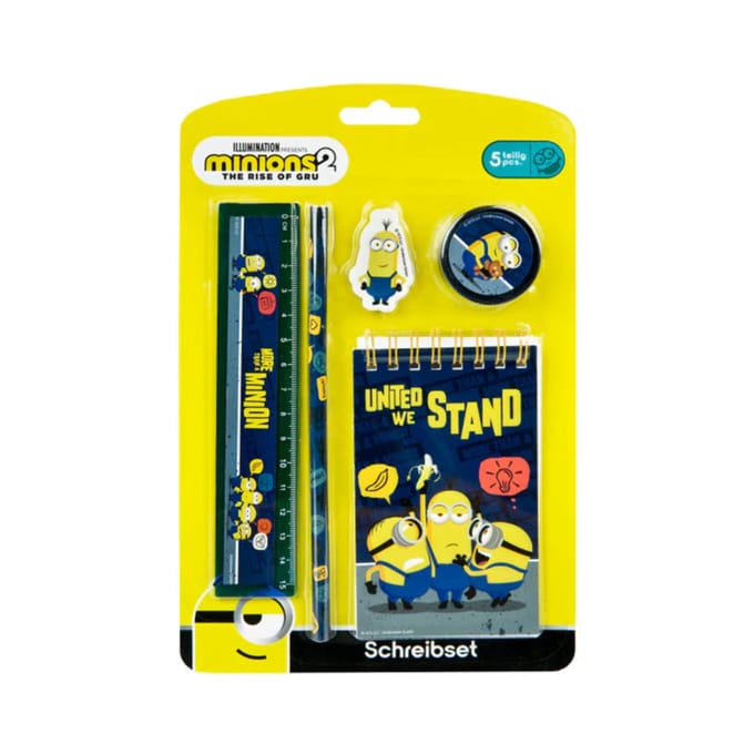 Minions Fun schrijfwarenset - 5 delig