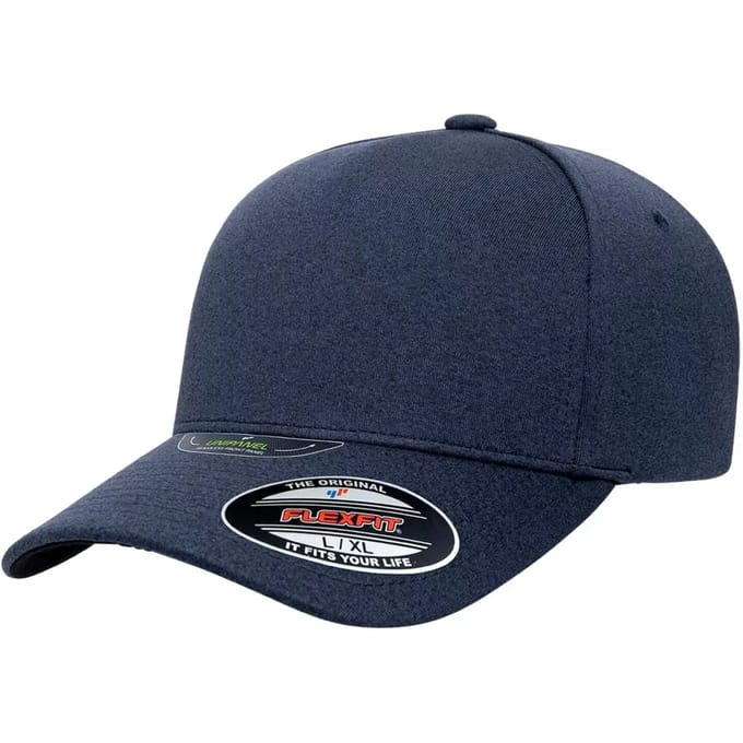 Flexfit - Unipanel Melange Pet - S/M - Donkerblauw