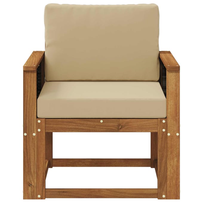 vidaXL - Buiten - Midden - Sofa - Massief - Acacia - Hout - Naturel