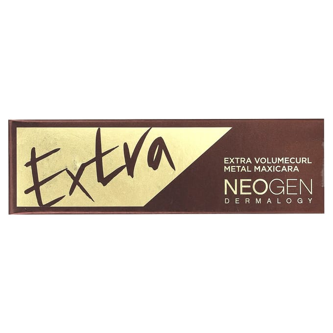 Neogen, Extra Volume Krul Metaal Maxicara Navulling, 02 Bruin, 4 ml (0,13 fl oz) black