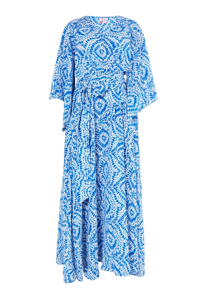 IZIA Maxi-jurk met print Dames blauw