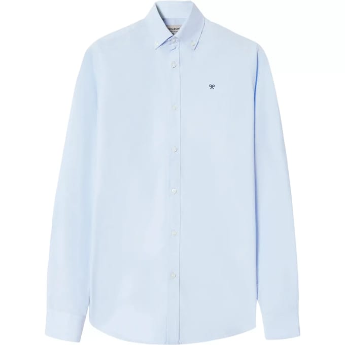 Overhemd met lange mouwen van oxford stof Silbon