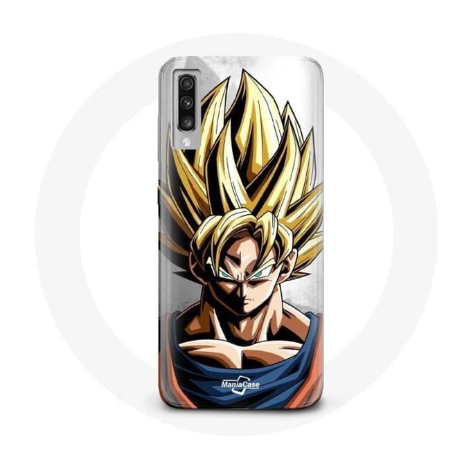 Samsung Galaxy A70 hoesje Goku Wall Dragon Ball Super