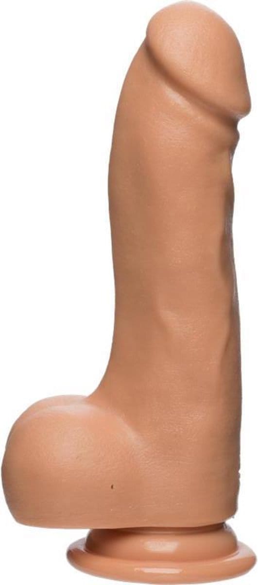 Master D Realistic Firmskyn Dildo With Balls 7 / 18 Cm White