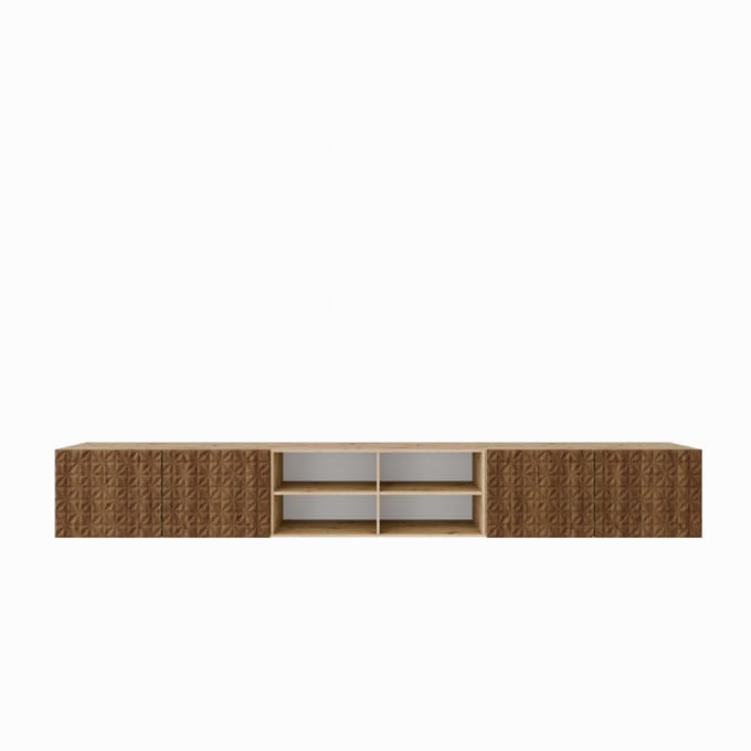 TV-kast Cali IV 300 (3x100) cm (artisan + catania)