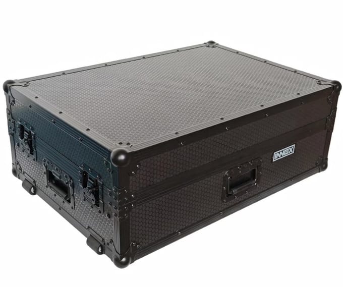 DJ Flightcase - Voor Denon Prime 4 - Laptop plateau - Innox IX-HX - Zwart