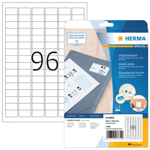 HERMA 8832 Wit Zelfklevend printerlabel printeretiket