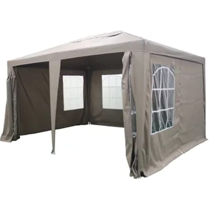 Central Park Partytent Party Swing Taupe 3x4m