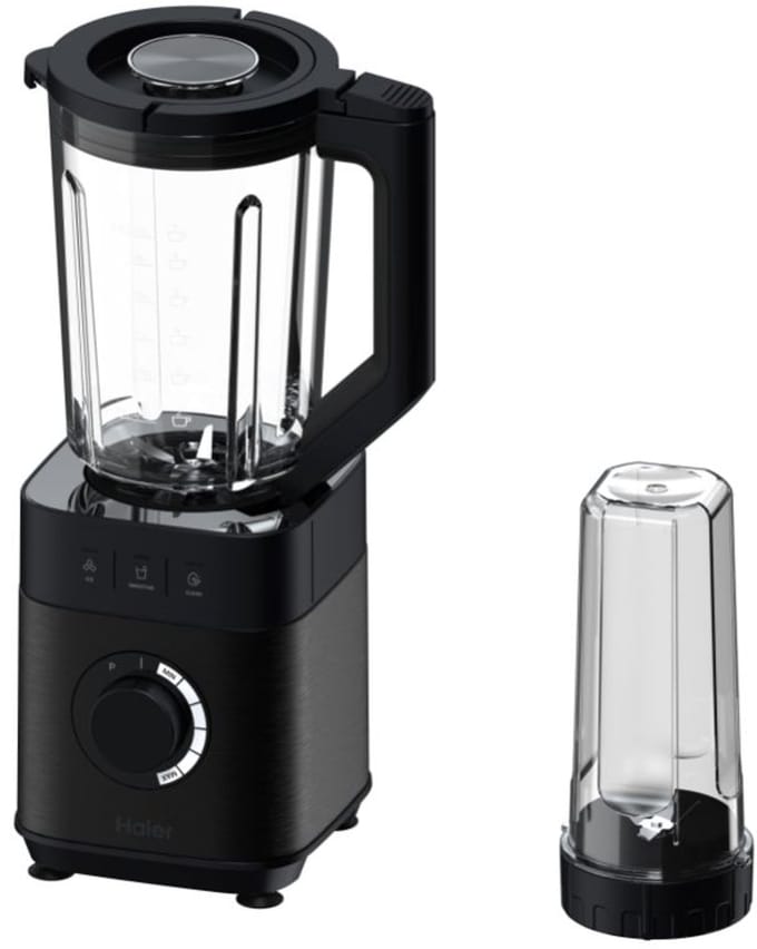 Haier I-Master Series 5 Blender - 1200W - 1,7L Glas - 0,6L Personal Blender - 6 Messensnedes - Model HBL5B2 011