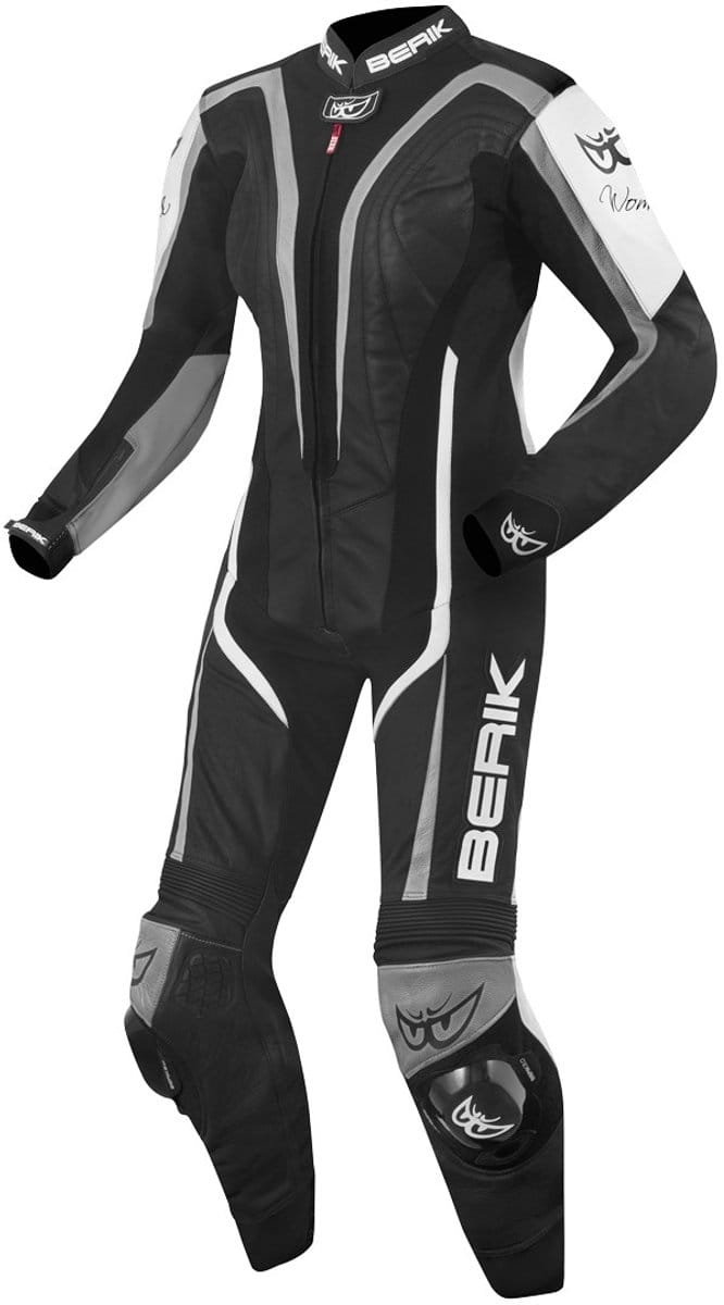 Berik Zora Dames Zwart Wit 1-Delig Motorpak - Racepak
