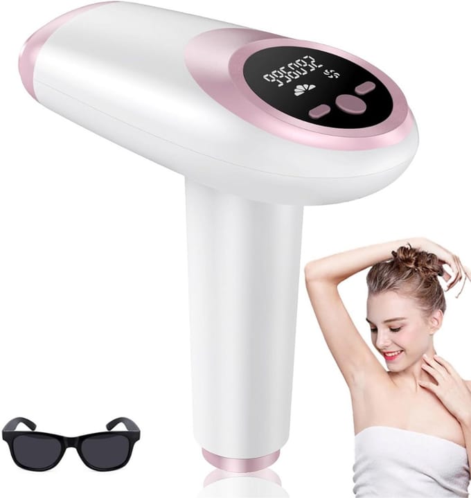 MKSS® Laser Ontharingsapparaat - IPL Ontharing - Mannen & Vrouwen - Wit en Roze