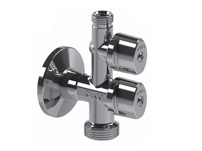 Hoekafsluiter kogelkraan 1/2 x 3/4 x 3/8 voor wasmachine vaatwasser gootsteen Arco COMB5MAC