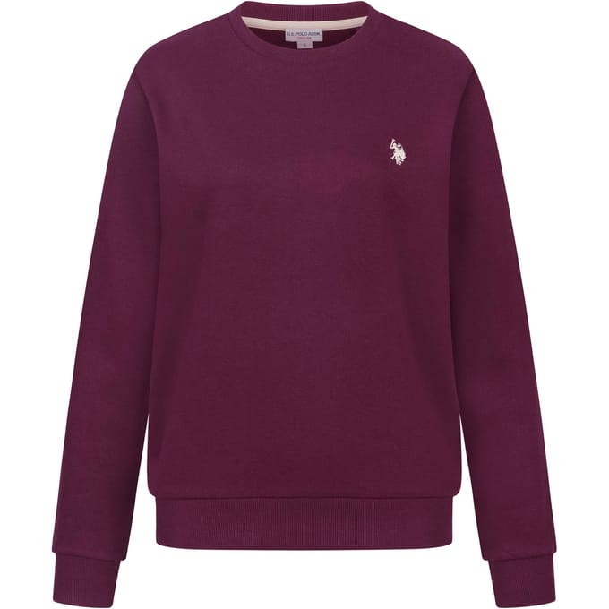 U.S. POLO ASSN. dames sweatshirt trui USZoee van katoenmix