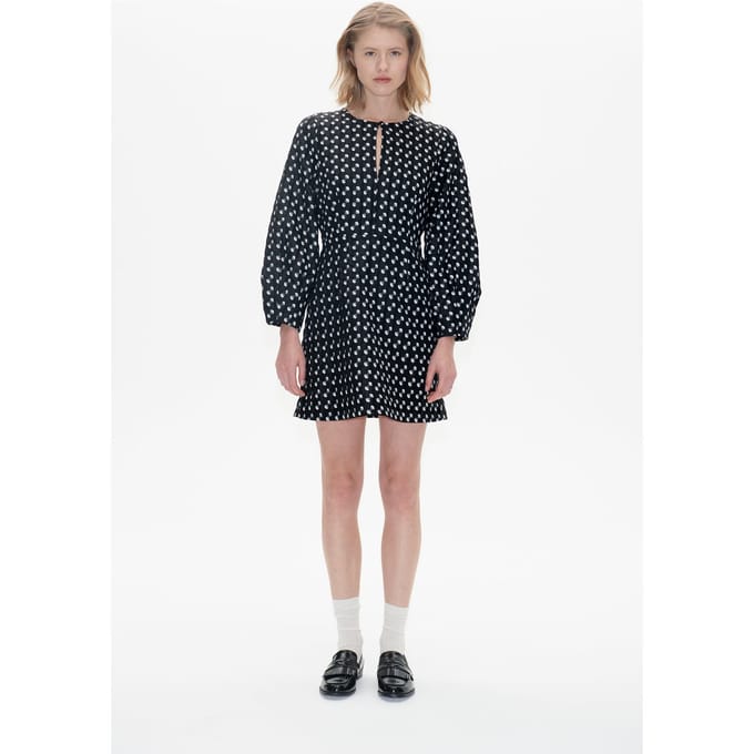 Baum und Pferdgarten Afifa Dress Black Jacquard Dot Größe: 42 | Minikleider Outlet | Damen | Schwarz