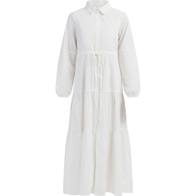 usha Katoenen maxi jurk lynnea Dames wolwit