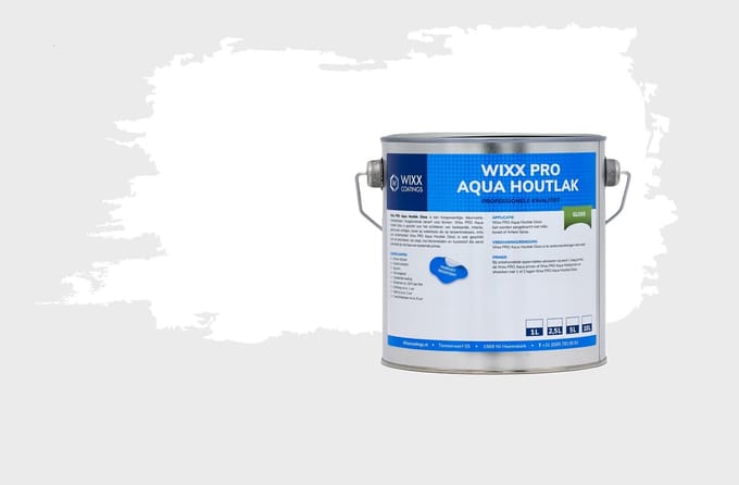 Wixx PRO Aqua Houtlak Gloss - 20L - Wit