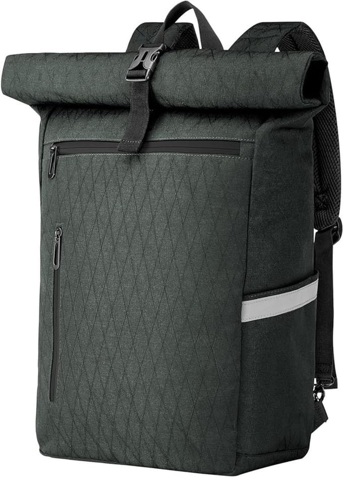 Multifunctionele fietstas met laptopvak - 22 liter - 2-in-1 ontwerp - Reflecterend