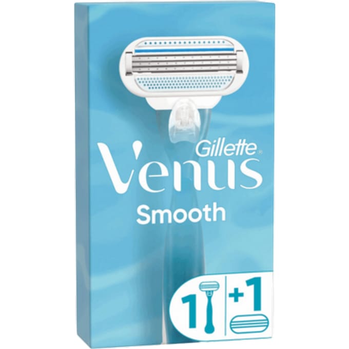 Gillette Venus Smooth Scheersysteem Voor Vrouwen + 1 Navulmesje - Scheermes