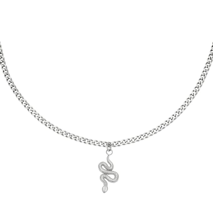 Ketting Shiny Serpent - Zilver - Ketting Yehwang - Slang Snake