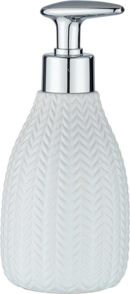 Zeepdispenser wit Barinas /  zeep pompje / dispenser voor vloeibare zeep