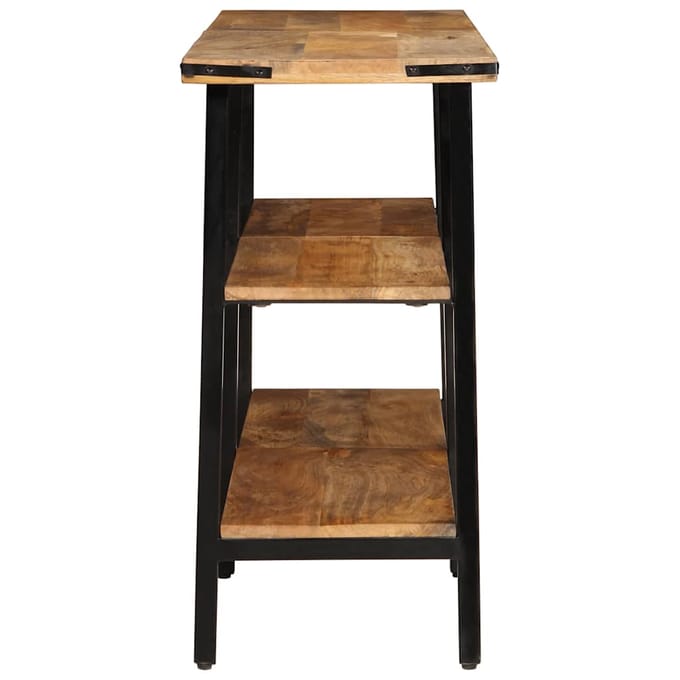 vidaXL - Wandtafel - 140x35x70 - cm - massief - mangohout