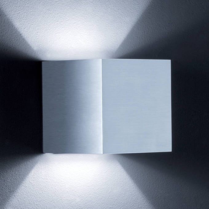 Helestra Lens 4516295 wandlamp SIRI, alu mat