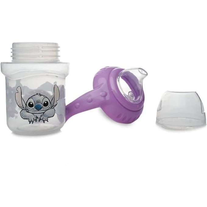 Mok met handvatten - THERMOBABY - 250 ml - Siliconen schenktuit - Lilo & Stitch