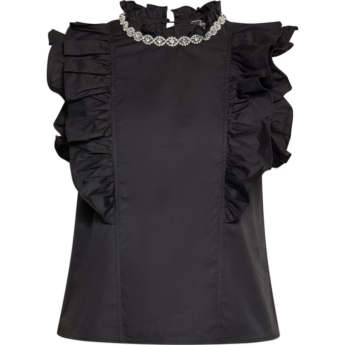 Faina Blouse Dames zwart