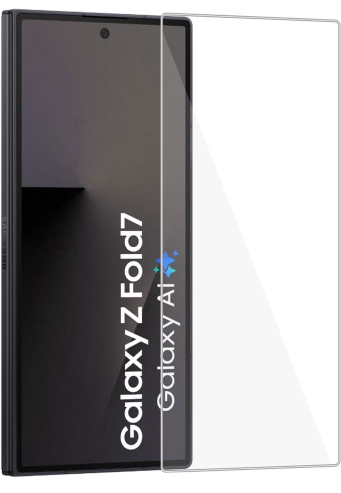 ChiGuard Screenprotector Geschikt voor Samsung Galaxy Z Fold 7 Screenprotector - Beschermglas - Curved - GuardCover