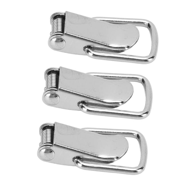 20 Sets Sluiting 43x21MM Kleine IJzeren Doos Eendenbekgesp Veergesp Decoratieve Accessoires white