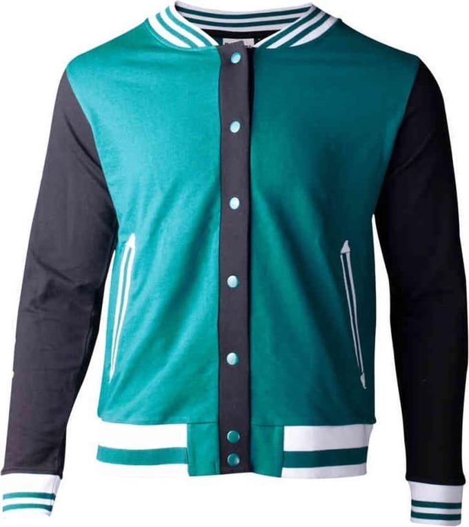 Rick And Morty Varsity jacket -2XL- Space Travel Groen/Zwart